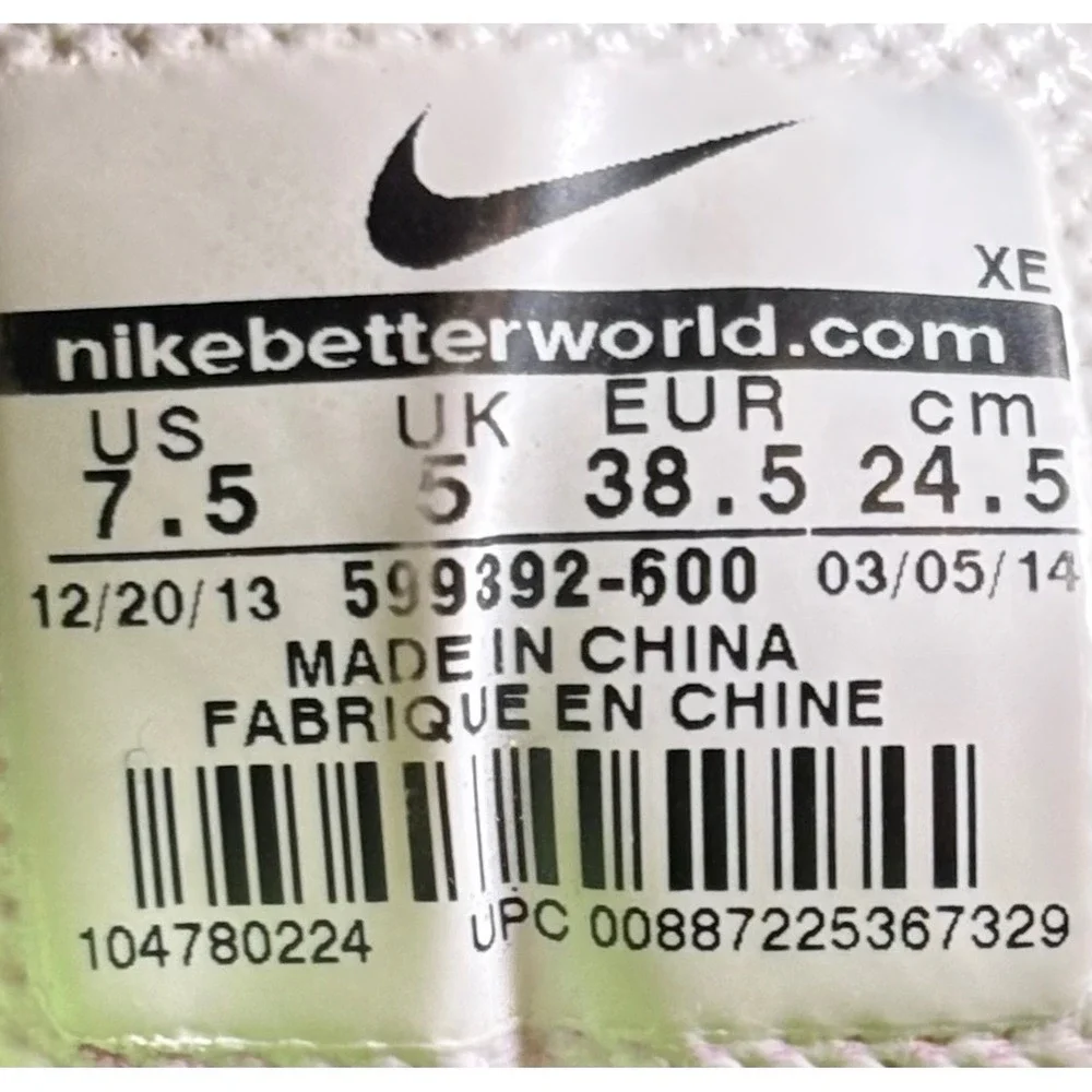 Nike Air Zoom Pegasus 30 Women Running Shoes Pink Lime Green 599392-600 Size 7.5